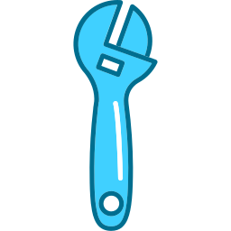 Adjustable wrench icon