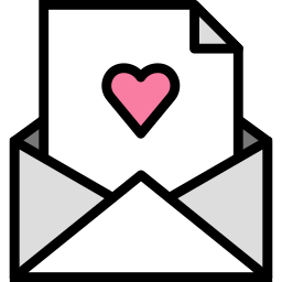 lettera d'amore icona