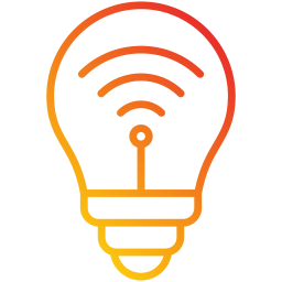 Smart bulb icon