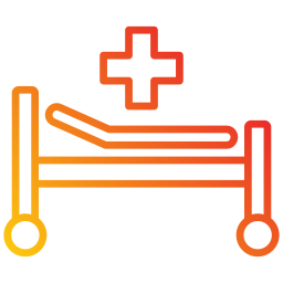 Hospital bed icon