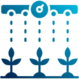 Watering plants icon