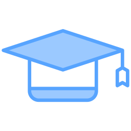 Graduation hat icon