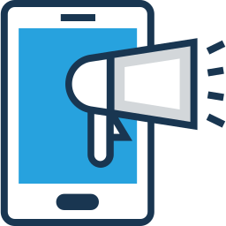 el marketing móvil icono