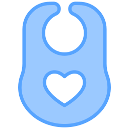 Baby bib icon