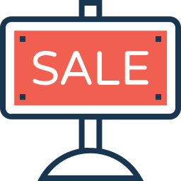 Sale sign icon