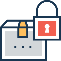 Secure shopping icon