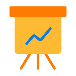 Chart up icon