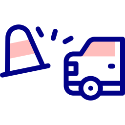 Car accident icon
