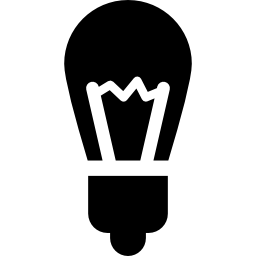 abgerundete xenon-glühbirne icon