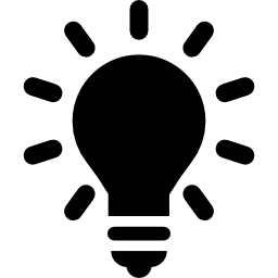 Лампа накаливания иконка