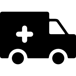 ambulance silhouet icoon