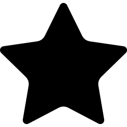 Black Star Silhouette icon