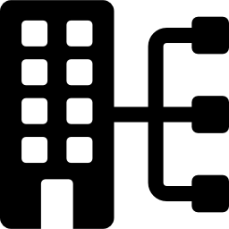 silhouette de connexion filaire Icône