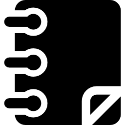 silhouette de journal Icône