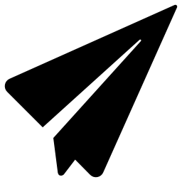 avion en origami volant Icône