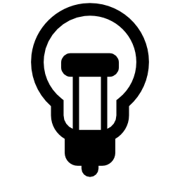 ampoule électrique Icône