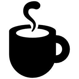 taza de café caliente icono