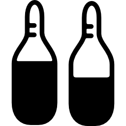 bottiglie di farmaci icona