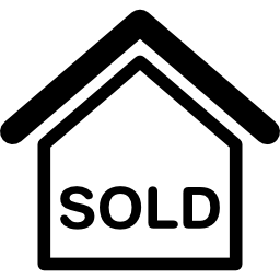 casa vendida icono
