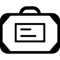 zakelijke koffer icoon