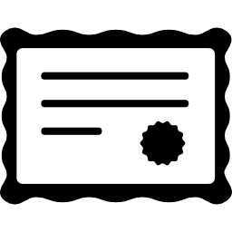 digitaal certificaat icoon