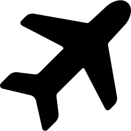 vliegend vliegtuig icoon