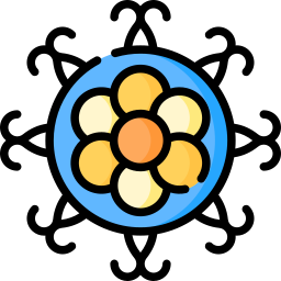 Floral design icon