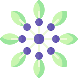 diseño floral icono