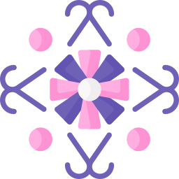 꽃무늬 디자인 icon