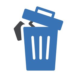 Trash bin icon