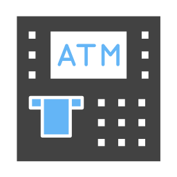cajero automático icono