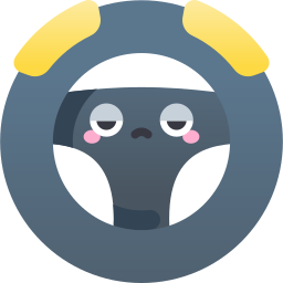 Steering wheel icon