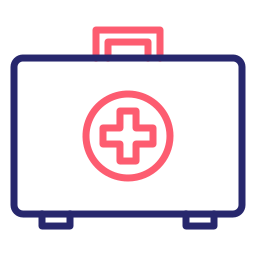 First aid kit icon