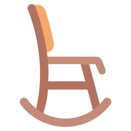 Rocking chair icon