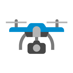 caméra drone Icône