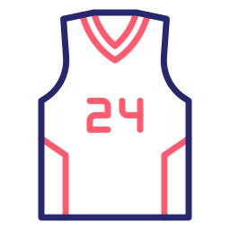 maillot de basket Icône