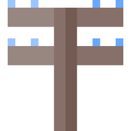 Electric pole icon