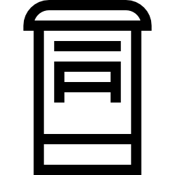 buzón icono