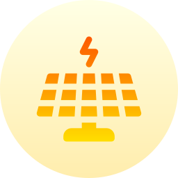 Solar panel icon