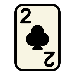 Two of clubs icon
