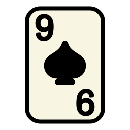 Nine of spades icon