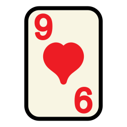 Nine of hearts icon