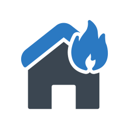 House on fire icon