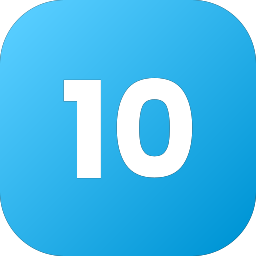 numer 10 ikona