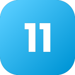 número 11 icono