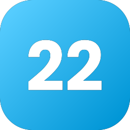 Number 22 icon