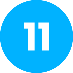 numer 11 ikona