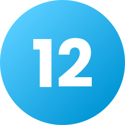 Number 12 icon