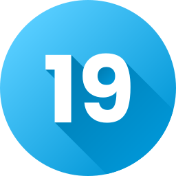 número 19 Ícone