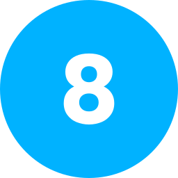 numer 8 ikona